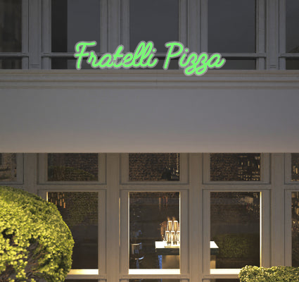 Custom text: Fratelli Pizza